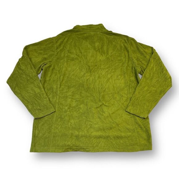 Columbia Mens Green Fleece Pullover Size Large - Picture 4 of 4